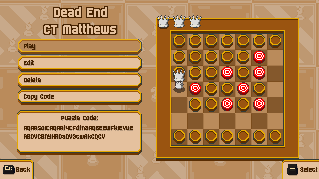Chessplosion Puzzle: Dead End Chessplosion Puzzle: Dead End