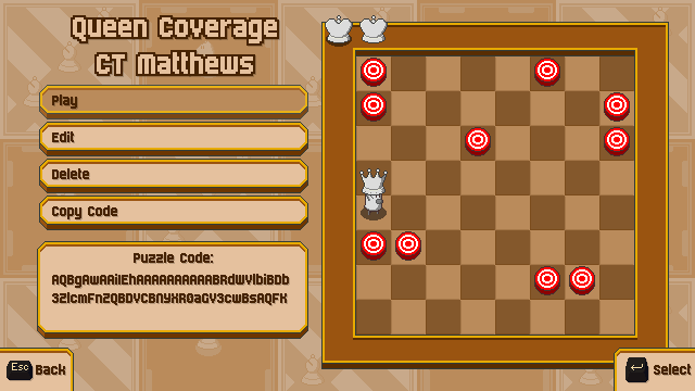 Chessplosion Puzzle: Queen Coverage Chessplosion Puzzle: Queen Coverage