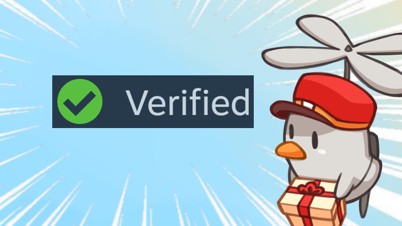 Ducky from Ducky's Delivery Service flying next to the Steam Deck Verified checkmark Ducky from Ducky's Delivery Service flying next to the Steam Deck Verified checkmark