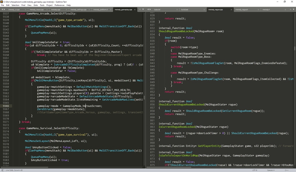Writing Chessplosion's code in Sublime Text
